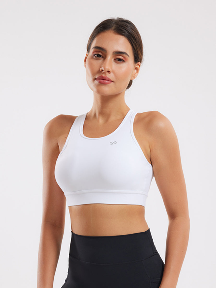 Cut Out Backless Sports Bra