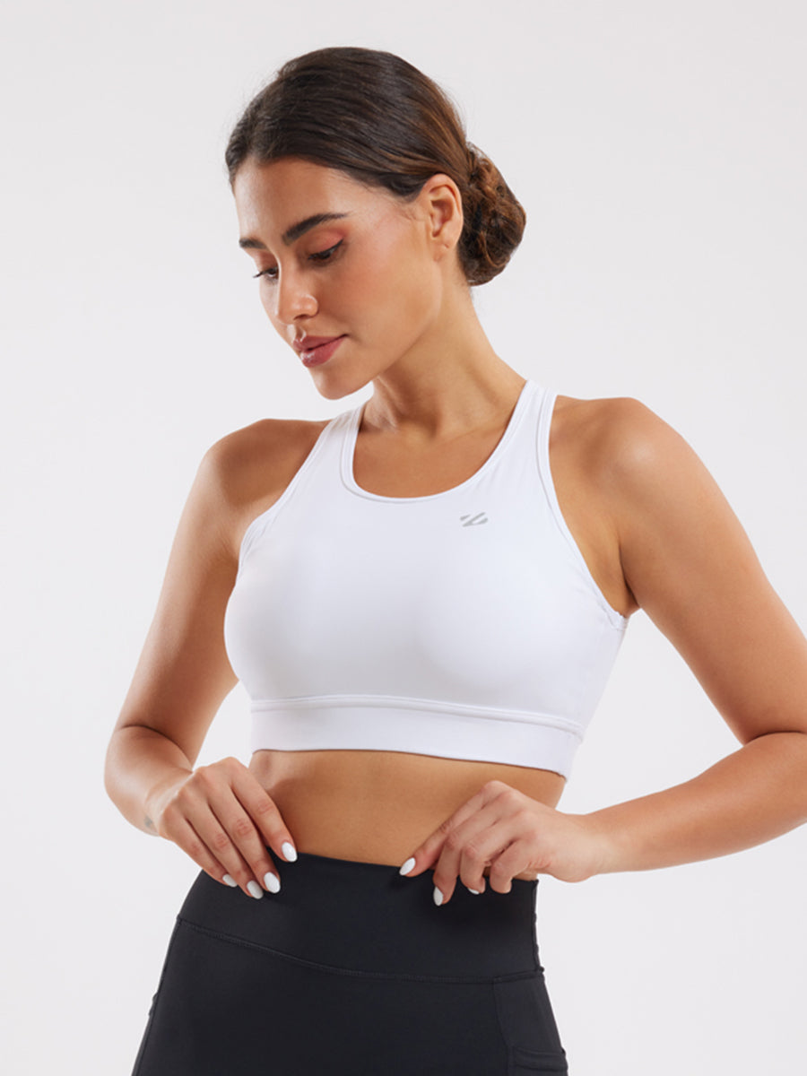 Cut Out Backless Sports Bra