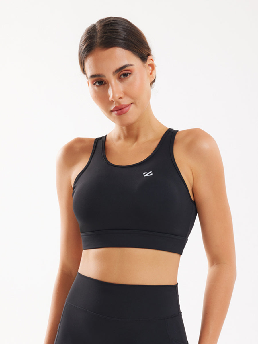 Cut Out Backless Sports Bra