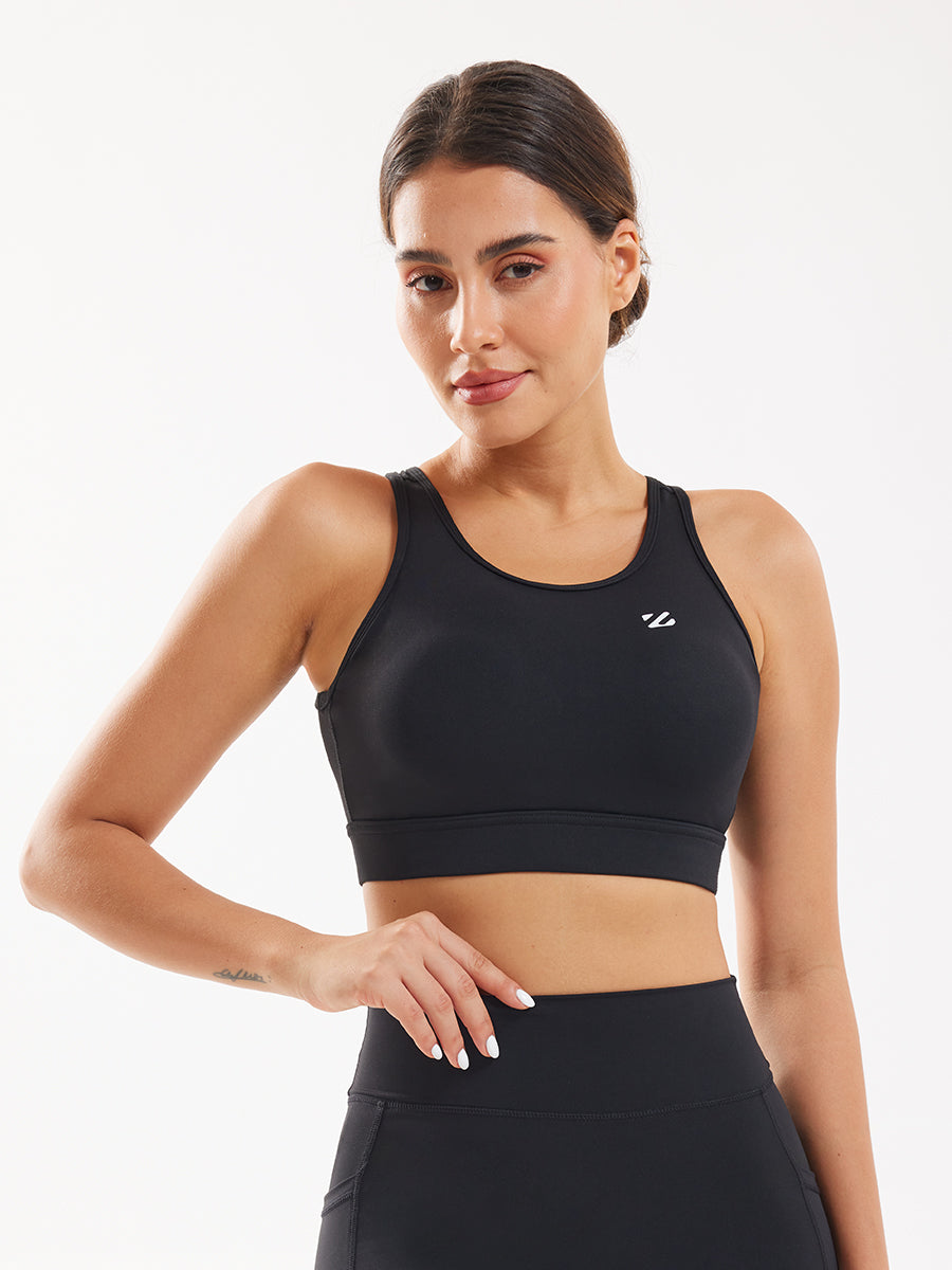 Cut Out Backless Sports Bra