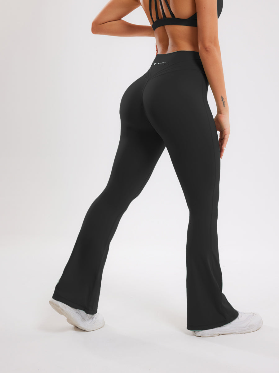 High-Waist Kick Flare Leggings