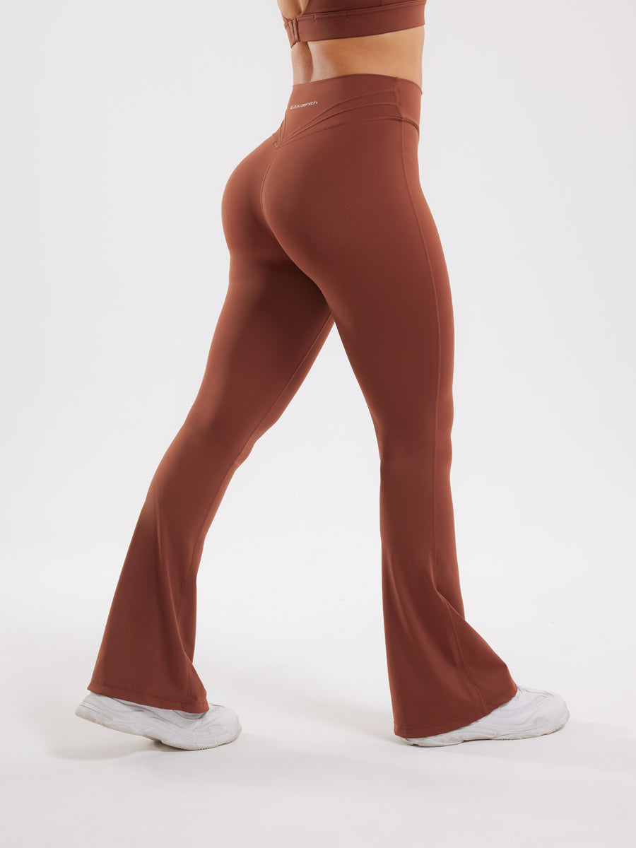 High-Waist Kick Flare Leggings