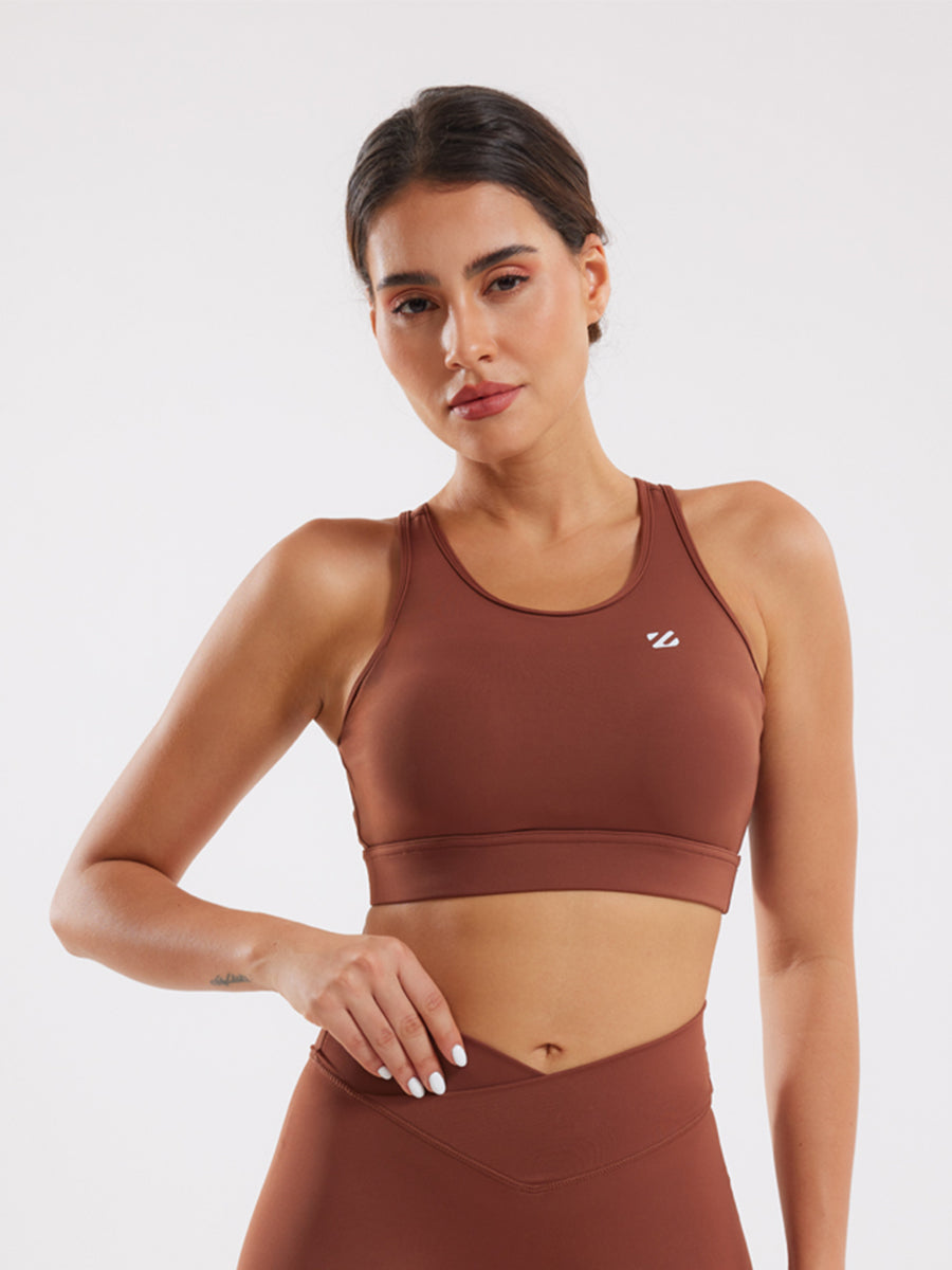 Cut Out Backless Sports Bra