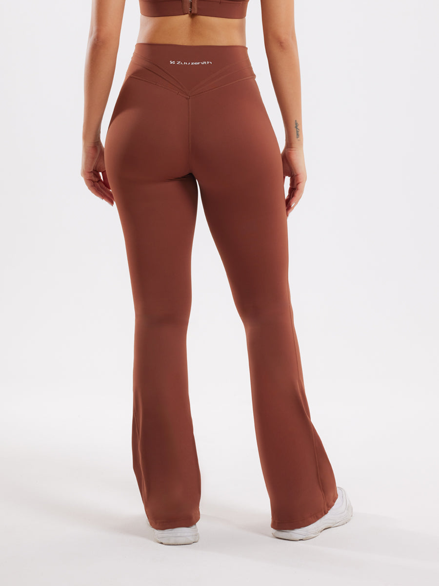 High-Waist Kick Flare Leggings