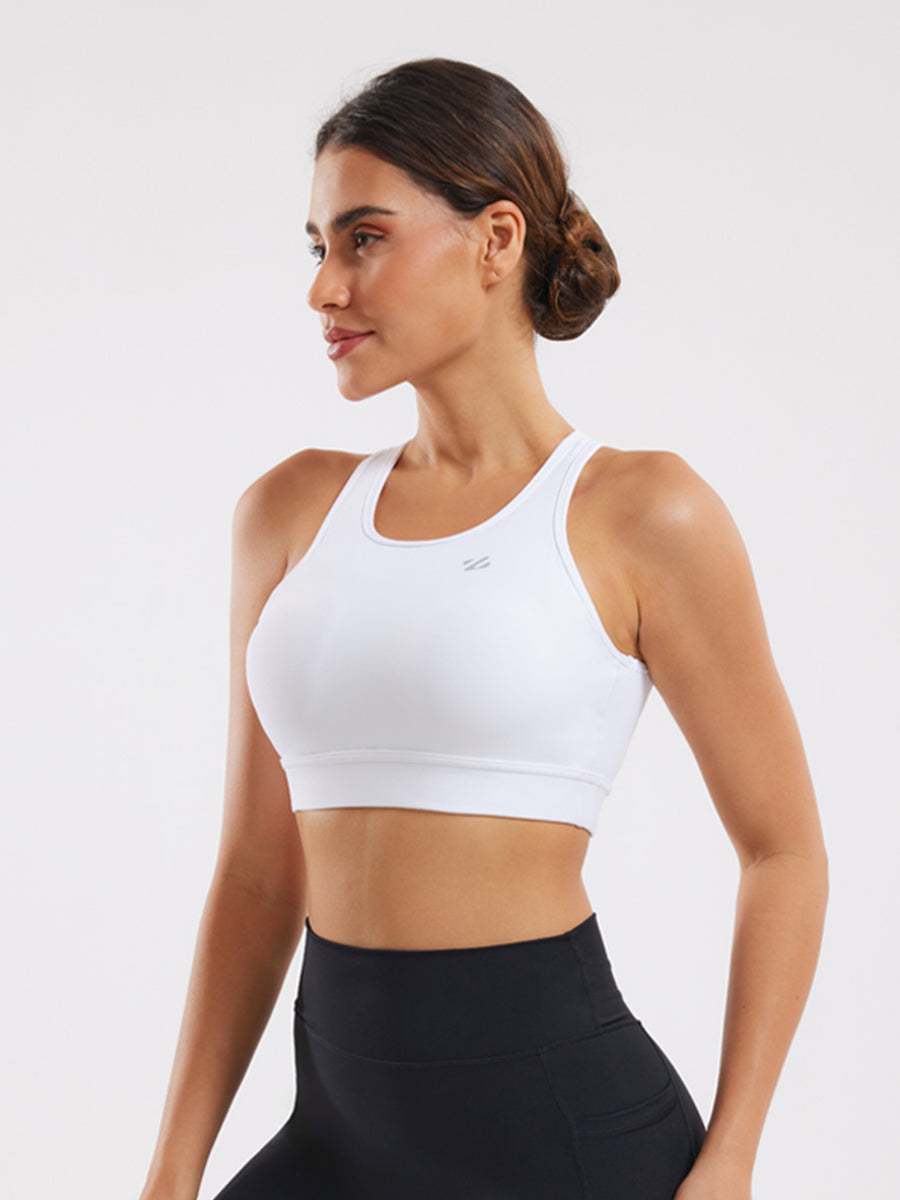 Cut Out Backless Sports Bra