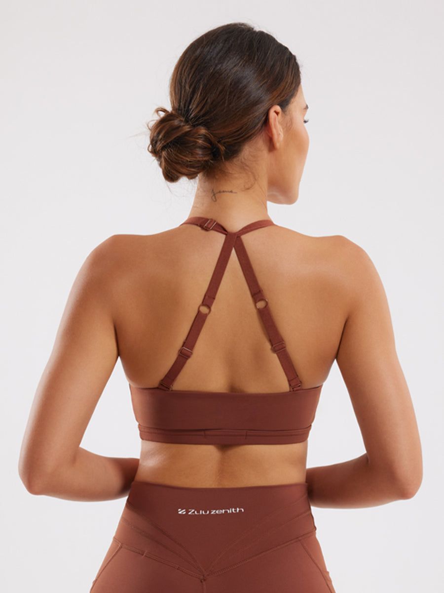 Adjustable Strap Sports Bra